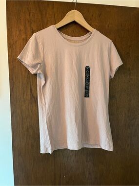 Women's Short Sleeve Crewneck Tee - Light Purple